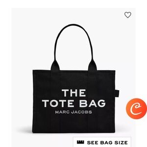 Marc Jacob’s medium black tote bag